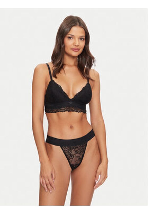 Emporio Armani Underwear Figi brazylijskie 164282 4R206 00020 Czarny. Kolor: czarny. Materiał: syntetyk