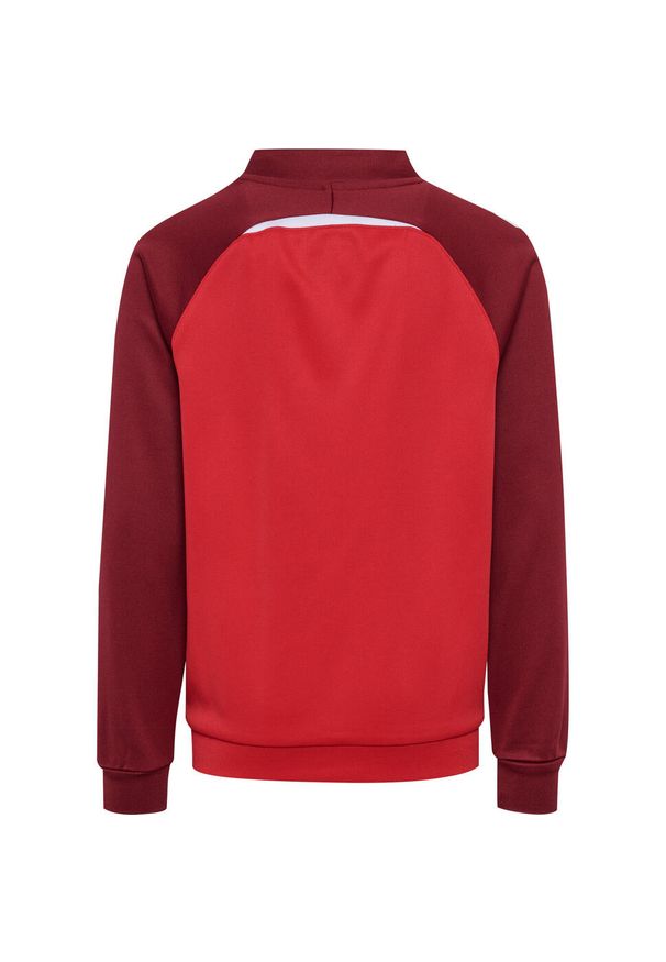 Dziecięca bluza dresowa zapinana na zamek Hummel Lead 2.0 Track. Kolor: czerwony, wielokolorowy, brązowy. Materiał: dresówka
