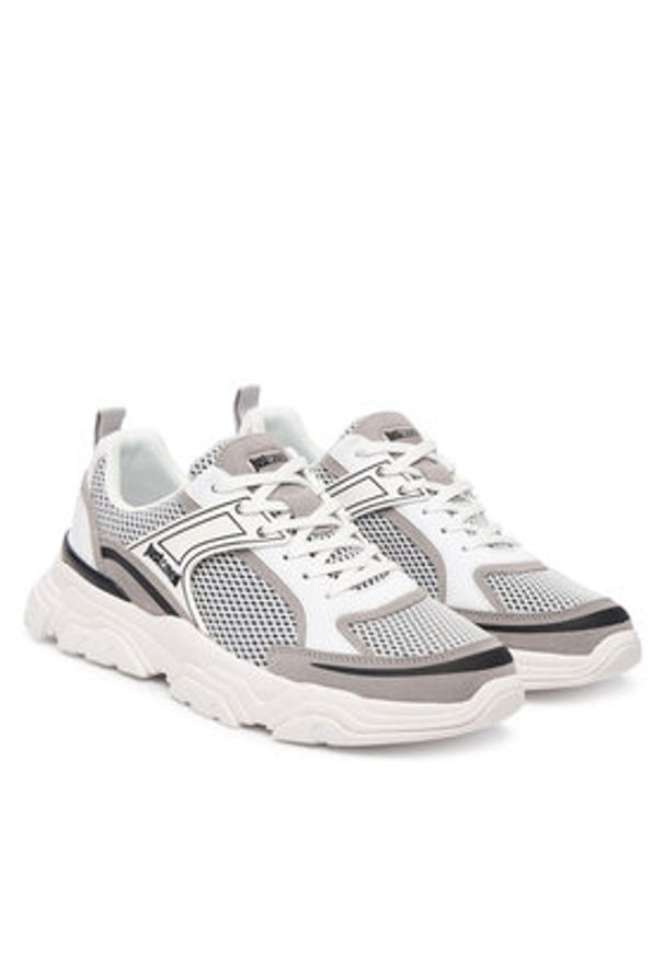 Just Cavalli Sneakersy 80QA3SH5 ZSE66 Szary. Kolor: szary. Materiał: materiał
