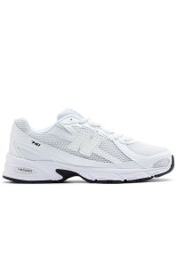 Buty unisex New Balance U740WW2 - białe. Kolor: biały. Materiał: materiał, syntetyk. Szerokość cholewki: normalna. Sezon: lato. Sport: turystyka piesza #1