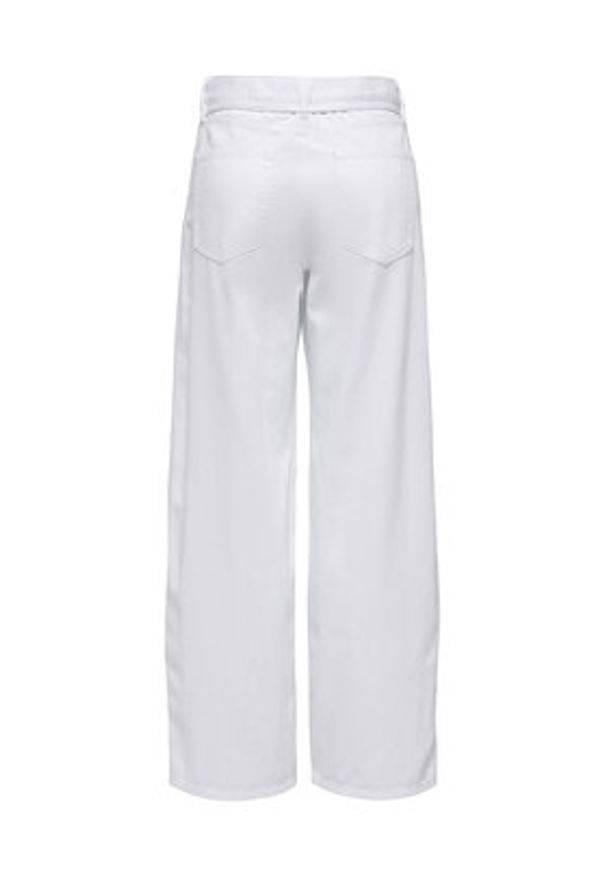 only - ONLY Jeansy Gianna 15363227 Biały Balloon Fit. Kolor: biały