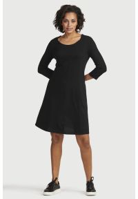 Cellbes - Dżersejowa sukienka ze wzorem. Okazja: na co dzień. Kolor: czarny. Materiał: jersey. Styl: elegancki, casual #3
