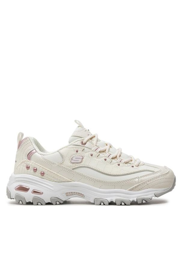skechers - Skechers Sneakersy D'Lites-Ladies Night 149267/WLV Biały. Kolor: biały. Materiał: materiał