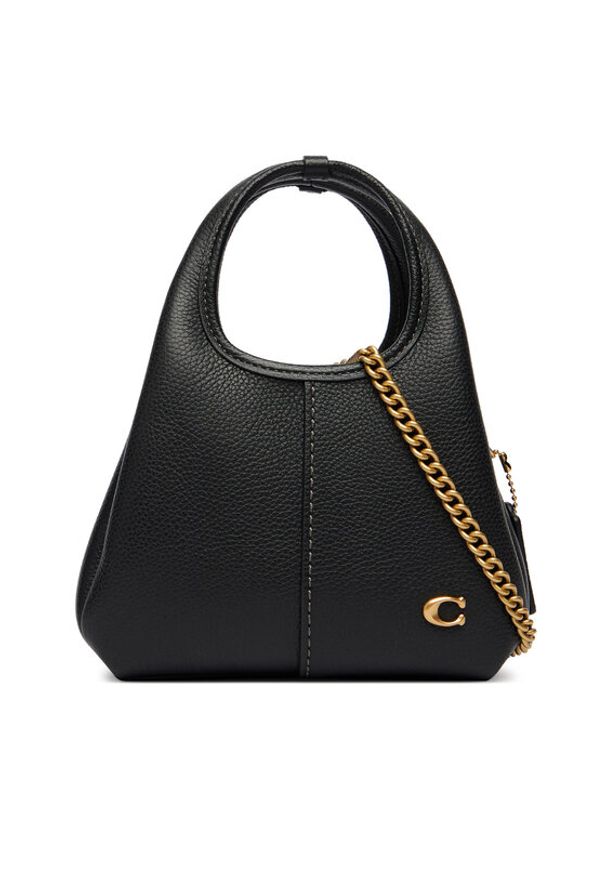 Coach Torebka Lana 19 CCY32 Czarny. Kolor: czarny. Materiał: skórzane