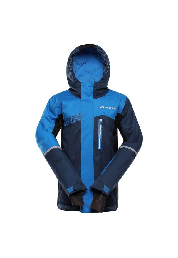 ALPINE PRO - Kurtka dziecięca narciarska snowboardowa 10.000 Alpine Pro Dearo 2. Kolor: niebieski. Sezon: zima. Sport: snowboard, narciarstwo