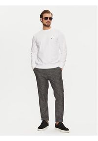 TOMMY HILFIGER - Tommy Hilfiger Bluza Essential MW0MW37237 Biały Regular Fit. Kolor: biały. Materiał: bawełna #2