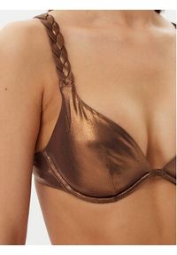 Chantelle Góra od bikini Shaman C16XMA Brązowy. Kolor: brązowy. Materiał: syntetyk #4