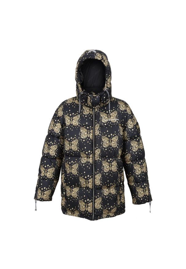 Regatta - Kurtka Damska Christian Lacroix Gallican Messangers Print Baffled Padded Jacket. Kolor: wielokolorowy, czarny, żółty. Wzór: nadruk