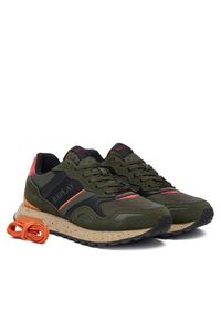 Replay - REPLAY Sneakersy GMSG6 .000.C0001T Zielony. Kolor: zielony. Materiał: materiał