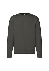 FRUIT OF THE LOOM - Męska Bluza Rozpinana Premium. Kolor: wielokolorowy, szary, brązowy