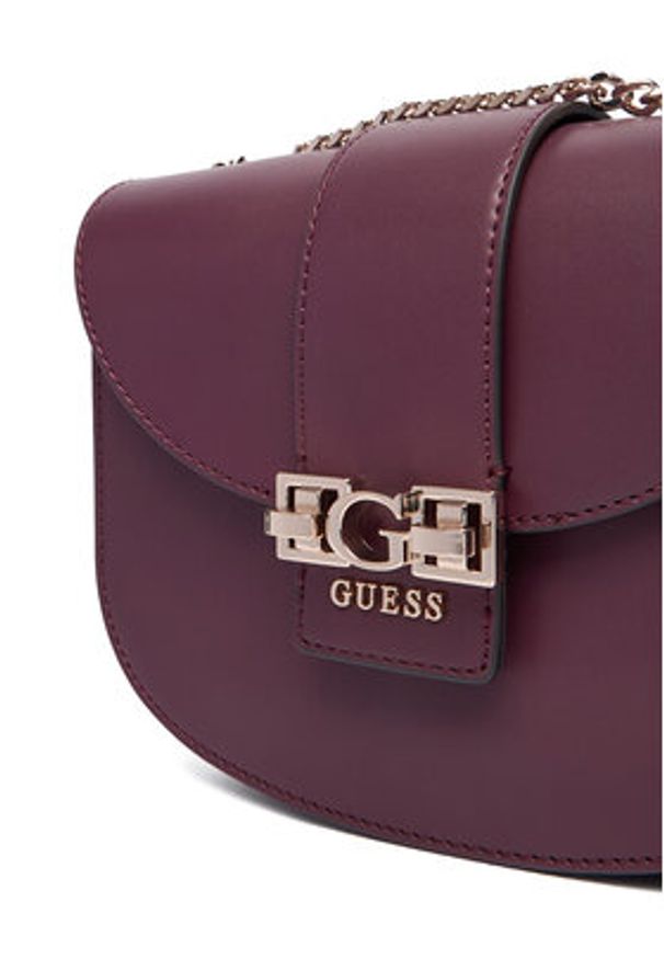 Guess Torebka HWVG98 91210 Fioletowy. Kolor: fioletowy. Materiał: skórzane