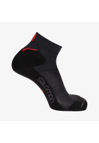 salomon - Skarpetki sportowe do biegania Salomon Speedcross Ankle niskie. Kolor: czarny. Sport: bieganie