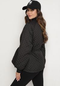 Born2be - Czarna Kurtka Pikowana Bomberka Ellieanna. Kolor: czarny. Styl: elegancki #2