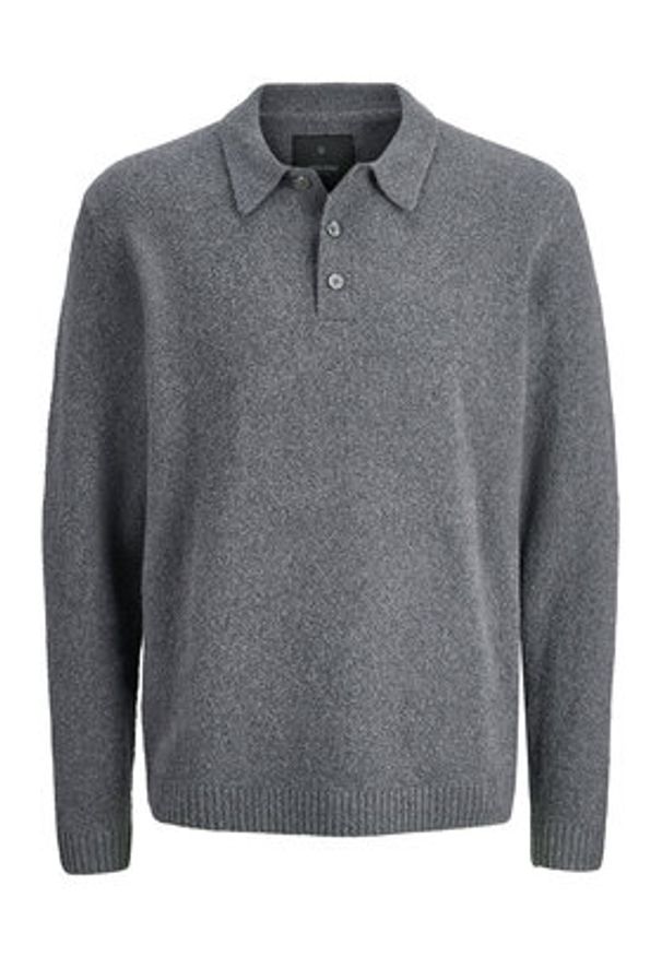 Jack & Jones Sweter Maverick 12286144 Szary Regular Fit. Kolor: szary. Materiał: bawełna