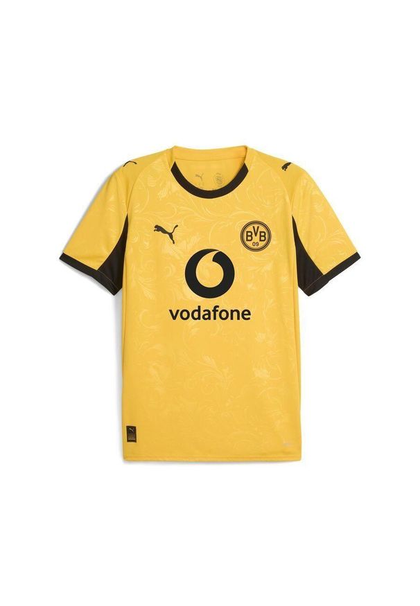 Puma - Koszulka Borussia Dortmund 2025/26. Kolor: żółty. Sport: piłka nożna