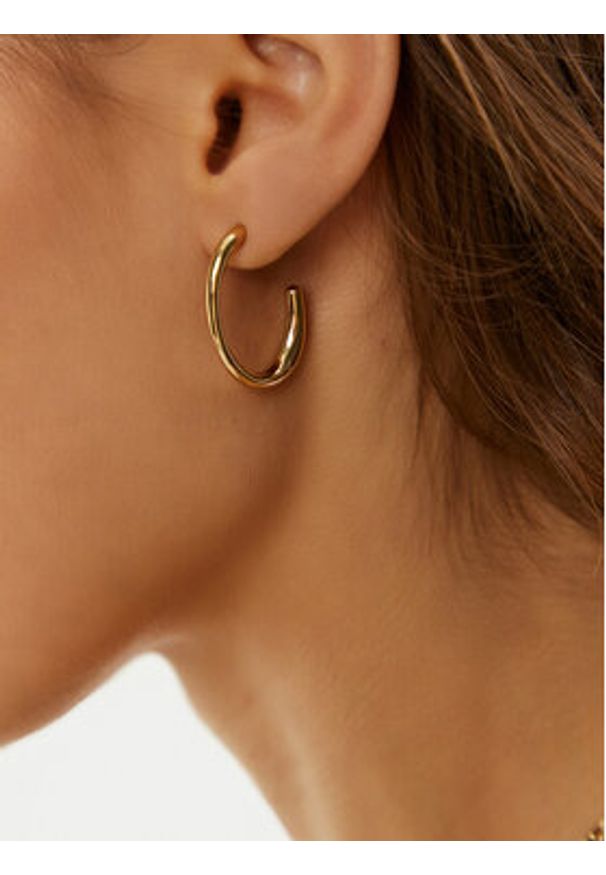 Calvin Klein Kolczyki 35000347 Złoty. Materiał: metalowe. Kolor: złoty