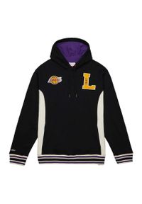 Mitchell & Ness - Bluza z kapturem Los Angeles Lakers Team Legacy French Terry. Typ kołnierza: kaptur. Kolor: czarny. Materiał: polar, bawełna #1
