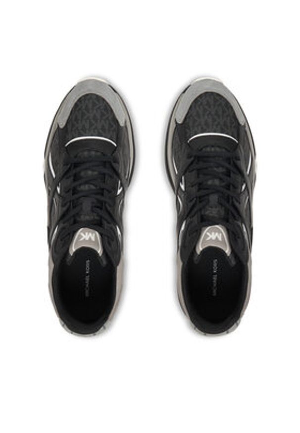 MICHAEL Michael Kors Sneakersy Leo Trainer 42R6LEFS1B Czarny. Kolor: czarny. Materiał: skóra