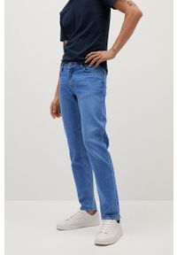 Mango Man - Jeansy JAN. Kolor: niebieski. Materiał: jeans #1