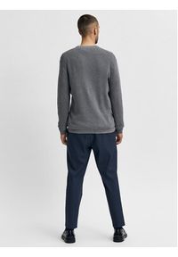 Selected Homme Sweter Rocks 16079776 Szary Regular Fit. Kolor: szary. Materiał: bawełna #3