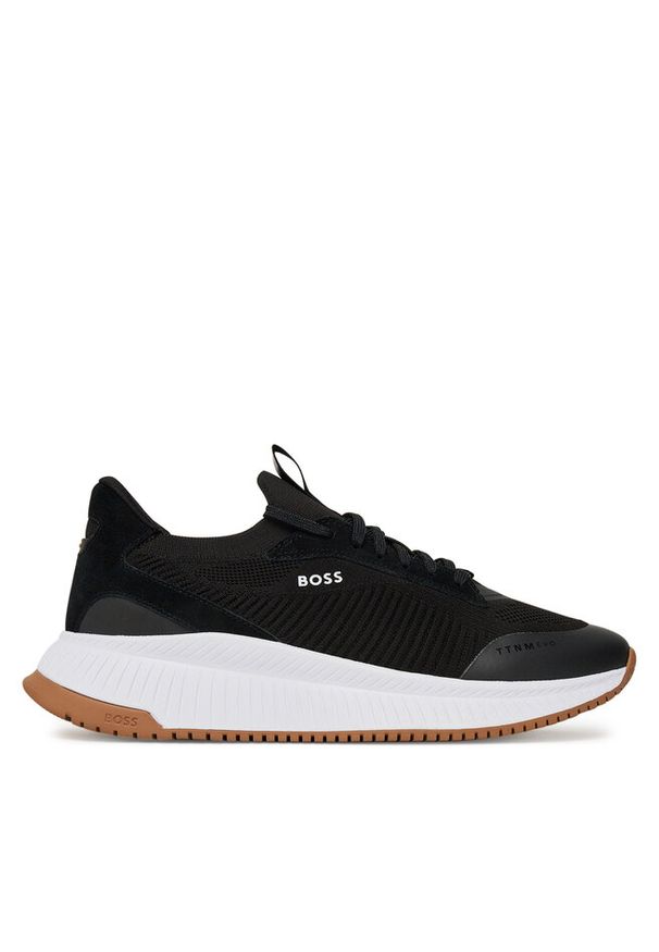 Sneakersy BOSS. Kolor: czarny