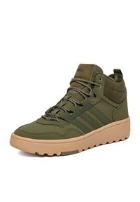 Adidas - adidas Sneakersy C-HOOPS 4.0 MID WINTERIZED JQ5363 Khaki. Kolor: brązowy. Materiał: syntetyk, materiał #7