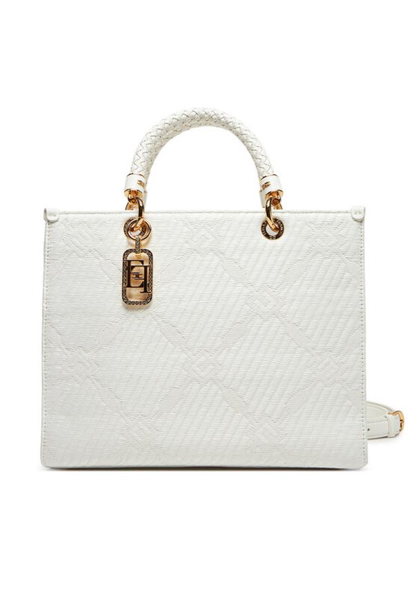 Elisabetta Franchi Torba q-roa-36125 Biały. Kolor: biały