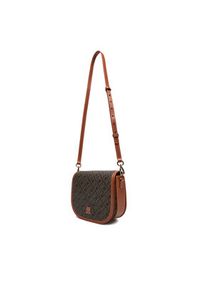 TOMMY HILFIGER - Tommy Hilfiger Torebka Th Monoplay Leather Saddle Bag AW0AW17414 Czarny. Kolor: czarny. Materiał: skórzane #6