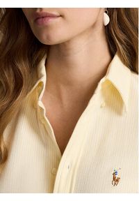 Polo Ralph Lauren Koszula 211910131004 Żółty Regular Fit. Typ kołnierza: polo. Kolor: żółty. Materiał: bawełna #4