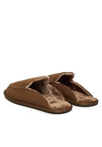 BOSS Kapcie Home 50552598 Brązowy. Kolor: brązowy. Materiał: materiał #4