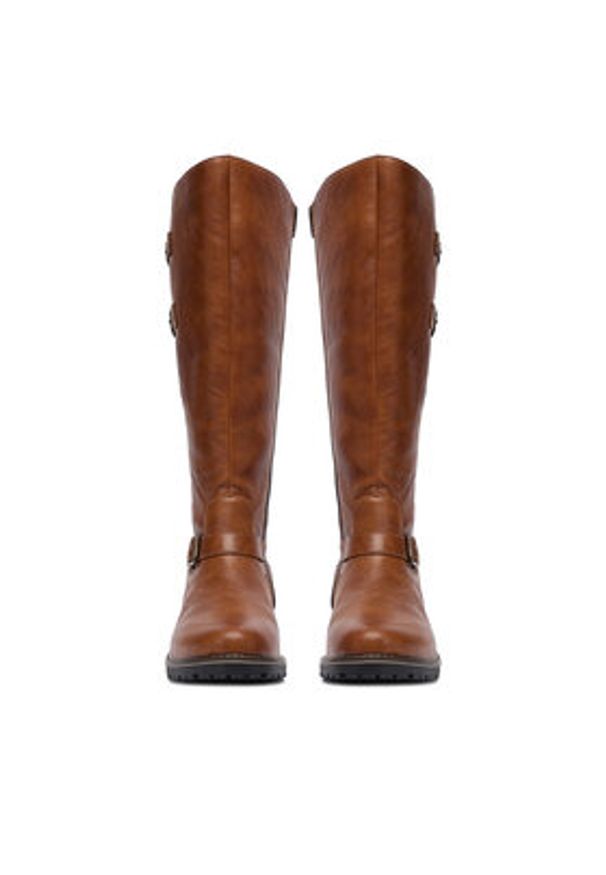 Remonte Kozaki CEO-R6590-22 Brązowy. Kolor: brązowy. Materiał: skóra