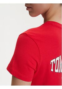 Tommy Jeans T-Shirt DW0DW22274 Czerwony Regular Fit. Kolor: czerwony. Materiał: bawełna #2