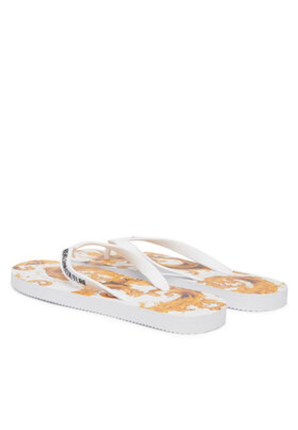 Versace Jeans Couture Japonki 80YA3SQ7 ZSS80 Biały. Kolor: biały. Materiał: syntetyk