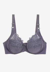 Renee - Granatowy Biustonosz Typu Full Cup Vikiirona. Kolor: niebieski