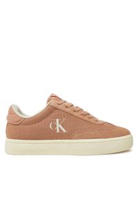 Calvin Klein Jeans Sneakersy Classic Cupsole Low Mix Mg Wn YW0YW01636 Różowy. Kolor: różowy. Materiał: materiał