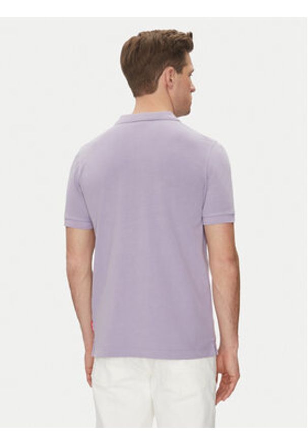 JOOP! Jeans Polo 15 JJJ-02Ambrosian 30045619 Fioletowy Modern Fit. Typ kołnierza: polo. Kolor: fioletowy. Materiał: bawełna