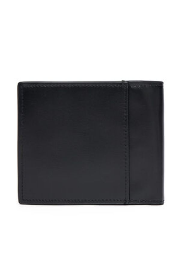 Calvin Klein Portfel Bold Billfold W/Coin LV04D1156G Czarny. Kolor: czarny. Materiał: skóra