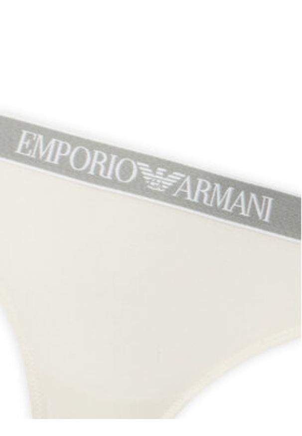 Emporio Armani Underwear Komplet fig brazylijskich EW000404 AF19026 M0082 Biały. Kolor: biały. Materiał: bawełna