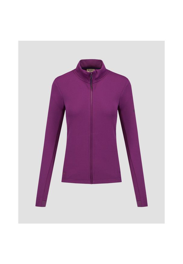 Bluza damska Dolomite Latemar Zip Fleece. Kolor: fioletowy