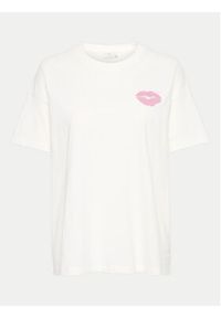 Kaffe T-Shirt Fie 10508888 Écru Oversize. Materiał: bawełna #5