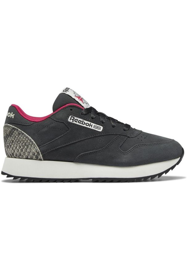 Adidasy Reebok Classic Leather, Kobiety. Kolor: szary. Materiał: zamsz, materiał. Model: Reebok Classic