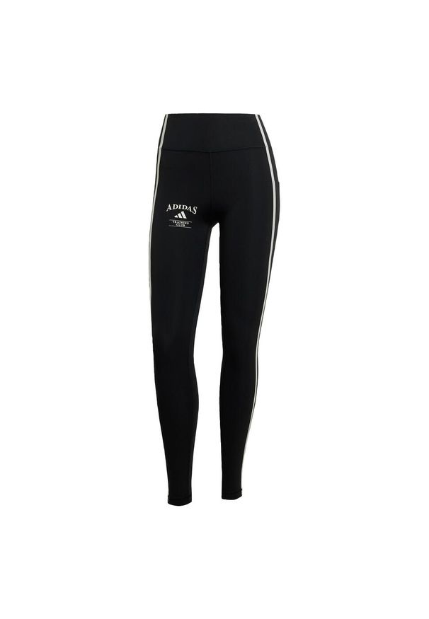 Adidas - Legginsy Optime Heritage Full-Length. Kolor: biały, wielokolorowy, czarny. Materiał: materiał. Technologia: ClimaCool (Adidas)