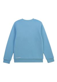 Karl Lagerfeld - Bluza dziecięca. Okazja: na co dzień. Kolor: niebieski. Materiał: bawełna, poliester, dzianina. Wzór: nadruk. Styl: casual, klasyczny #2