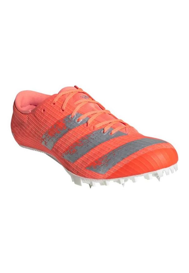 Adidas - Buty kolce do biegania adidas Adizero Finesse Spikes M EE4598 różowe. Zapięcie: sznurówki. Kolor: różowy. Materiał: syntetyk. Sport: bieganie