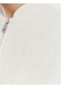 Calvin Klein Jeans Kurtka bomber LV047F510G Beżowy jasny Regular Fit. Kolor: beżowy. Materiał: bawełna #4