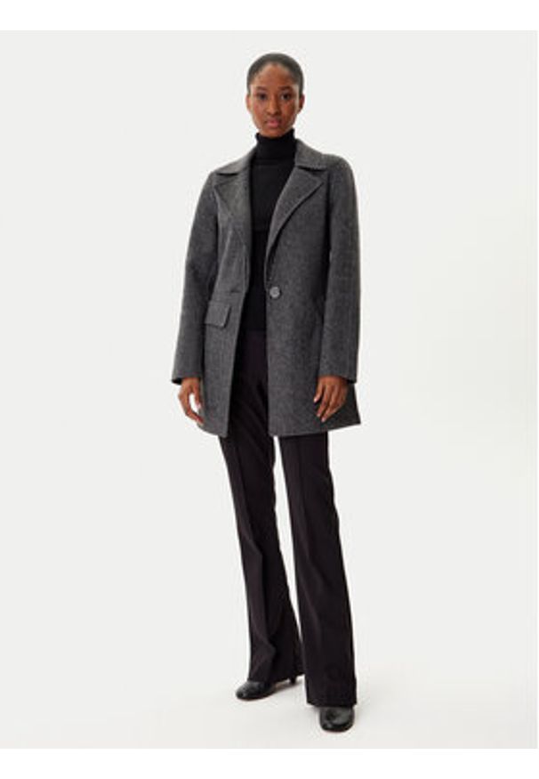 Armani Exchange Płaszcz wełniany XW000692 AF16201 M8049 Szary Regular Fit. Kolor: szary. Materiał: syntetyk