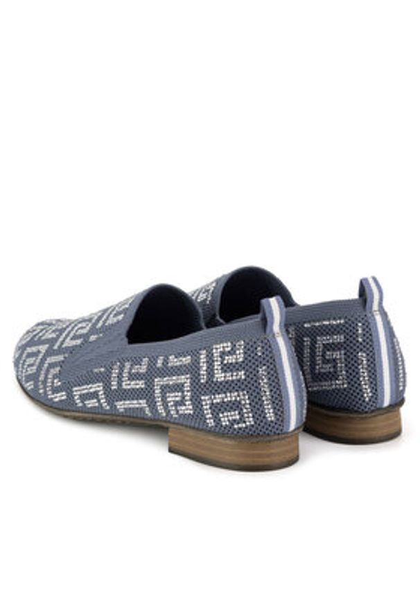 Rieker Lordsy 51953-12 Niebieski. Kolor: niebieski. Materiał: materiał