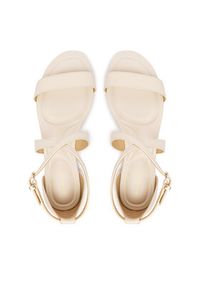 MICHAEL Michael Kors Sandały Alexa Flex Flat 40S6AXFS1L Écru. Materiał: skóra #2