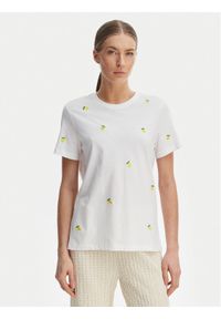 only - ONLY T-Shirt Ketty 15288473 Biały Regular Fit. Kolor: biały. Materiał: bawełna #1