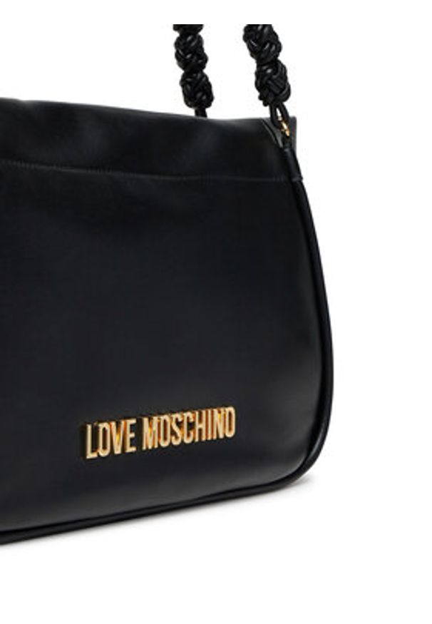 Love Moschino - LOVE MOSCHINO Torebka JC4233PP0MKL0000 Czarny. Kolor: czarny. Materiał: skórzane
